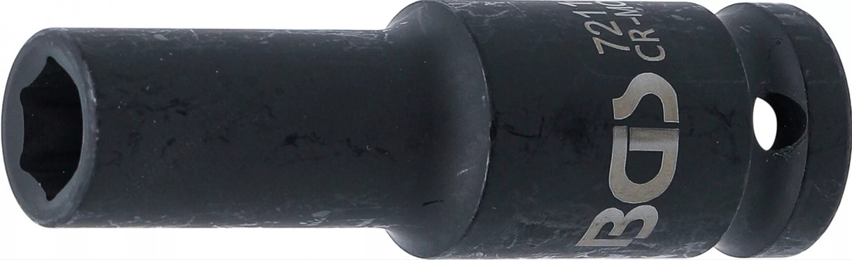 Galvutė smūginė šešiakampė ilga | 12,5 mm (1/2") | 11 mm (7211)