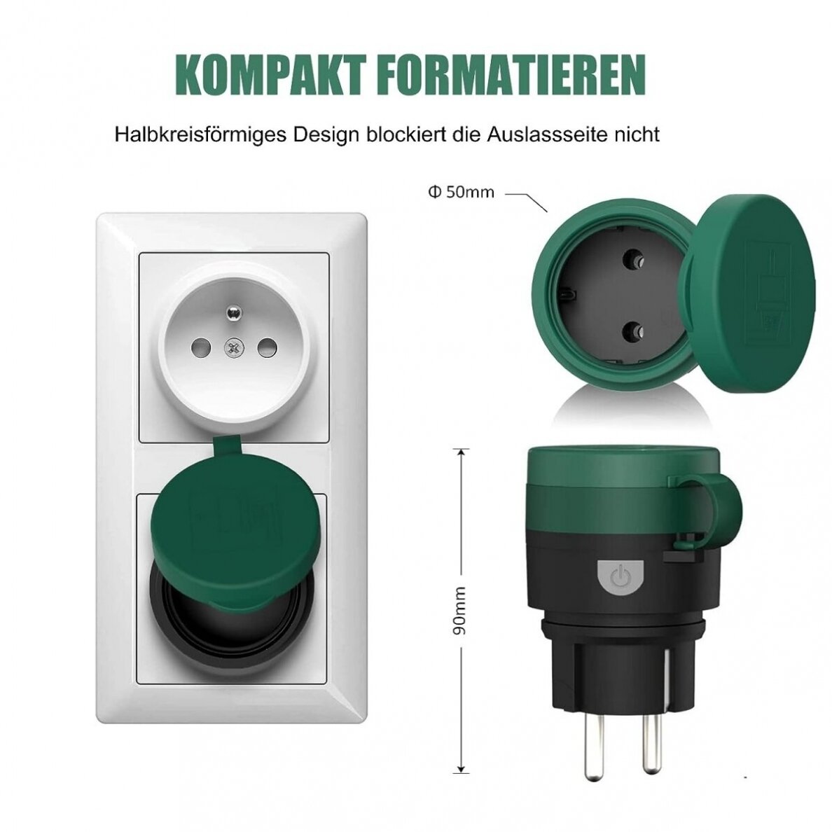 Nuotoliu valdoma rozetė | su distanciniu valdymu (RSC3)