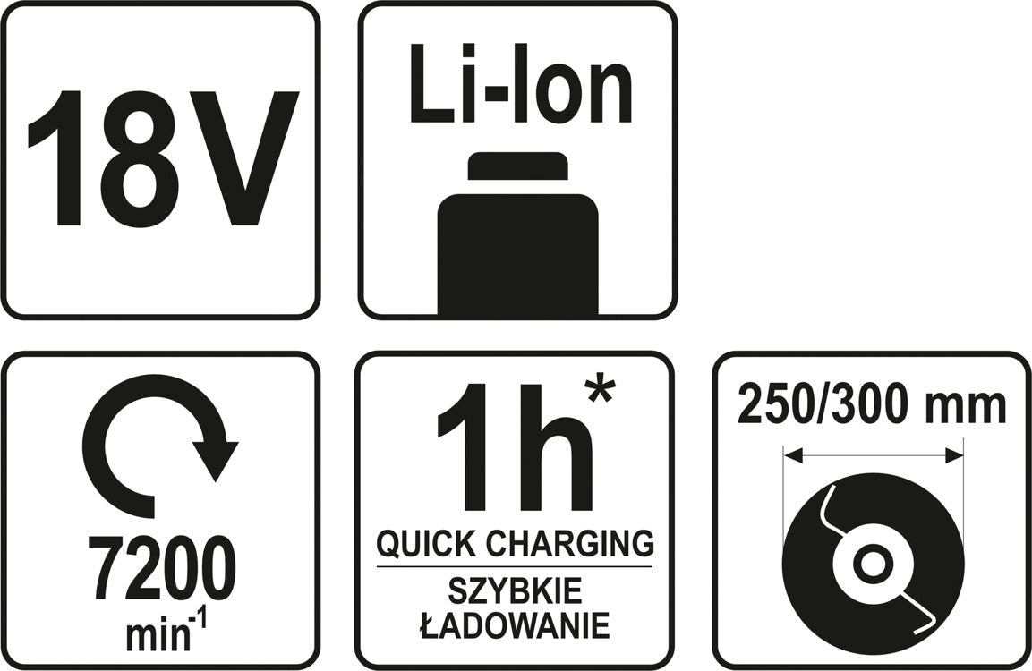 Аккумуляторный триммер телескопический 18V, 2,0AH, без аккумулятора