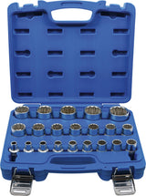 Galvučių rinkinys, 12 kampų | 12,5 mm (1/2") | 8 - 36 mm | 21 vnt. (2267)