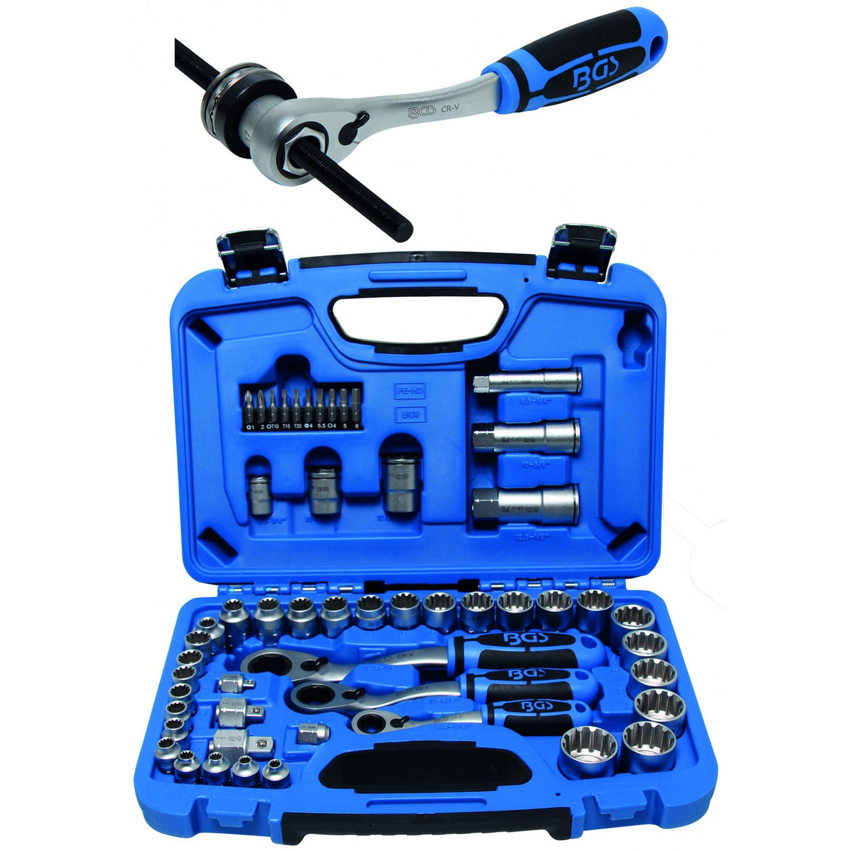 Kiauryminių galvučių rinkinys | daugiafunkcinės | 4,5 - 25 mm | 52 vnt. (2181)