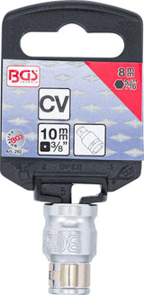 Adapteris su tvirtinimo rutuliu | 10 mm (3/8") | vidinis šešiakampis 8 mm (5/16") (292)