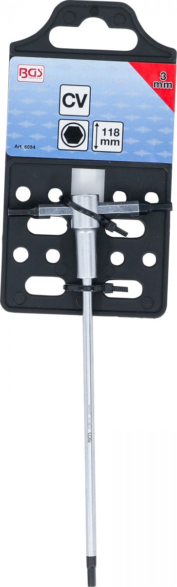 Atsuktuvas su slankiojančia T formos rankena | vidinis šešiakampis | 3 mm (6084)