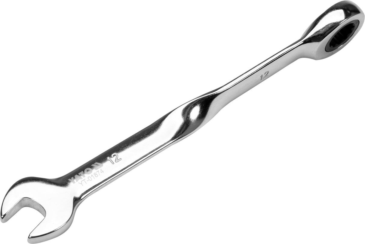 Raktas kombinuotas terkšlinis | perlenktas X | 12 mm (YT-01874)