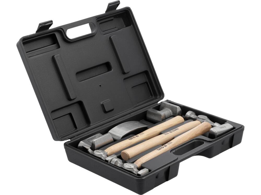 Plaktukų ir kumštelių rinkinys kėbulo darbams | 7 vnt. (YT-4590)