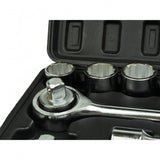 Galvučių komplektas 12 kampų | 20 mm (3/4") | 21 vnt. (ES-4228)