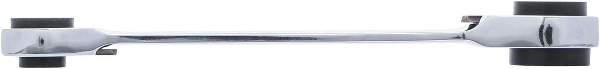 Raktas terkšlinis kilpinis | dvipusis su reversu | 4-in-1 | 10 x 13-17 x 19 mm (30007)