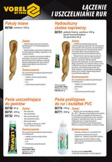 Santechninė pasta dujiniams ir vandens sriegiams 65g (86750)