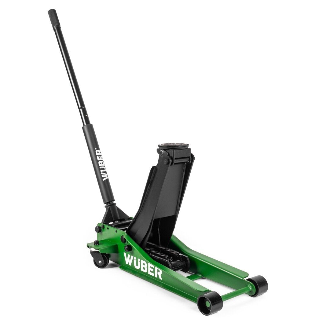 Domkratas su ratukais | žemo profilio | dvigubas stūmoklis | 65- 500 mm | 3.5 t (FJ25-C)