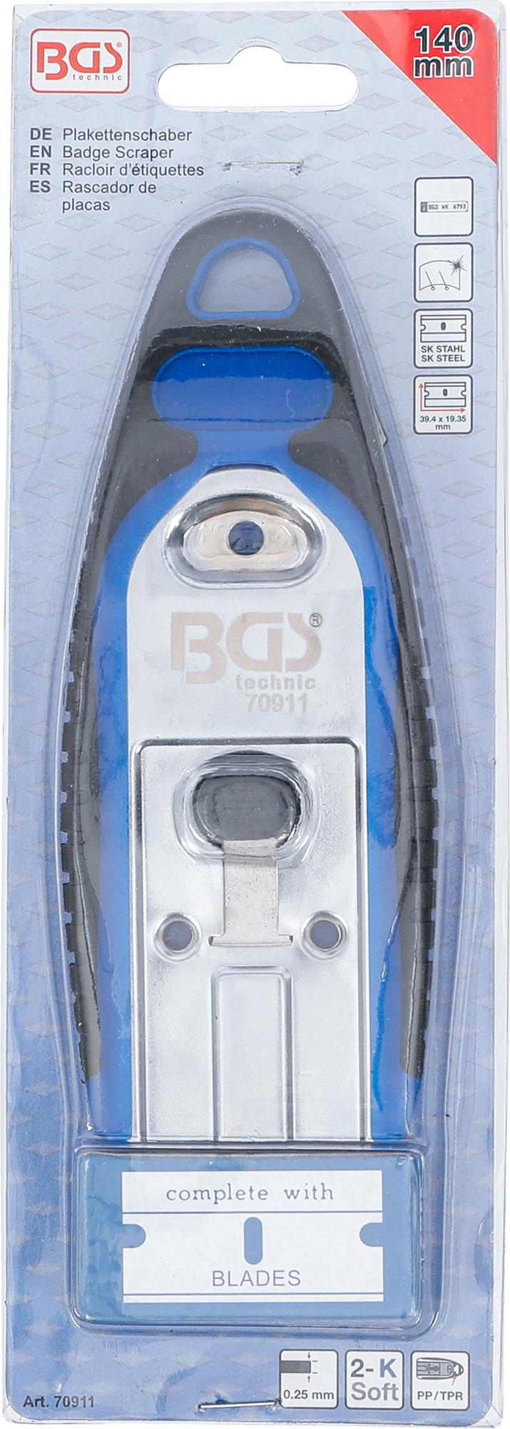 Lipdukų grandiklis | 40 mm | su 6 metaliniais gramdymo peiliukais (70911)