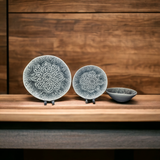 Indų komplektas MOSH | pilkas | keramika | 3VNT. (MOSH)