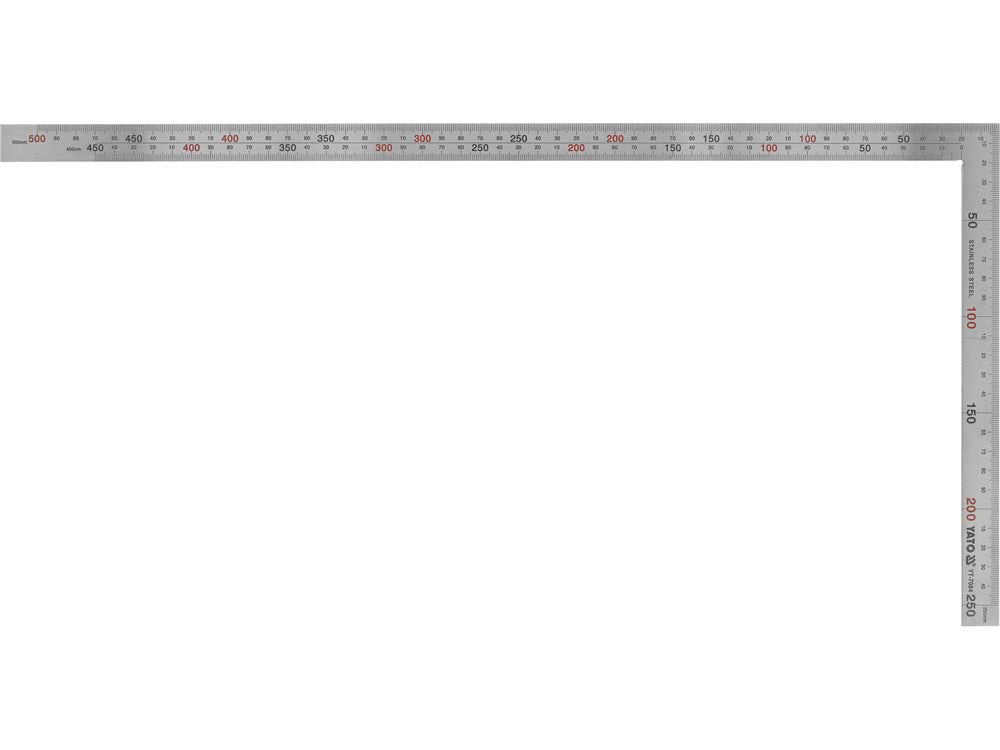 Kampainis | nerūdijančio plieno | 250 x 500 mm (YT-7084)