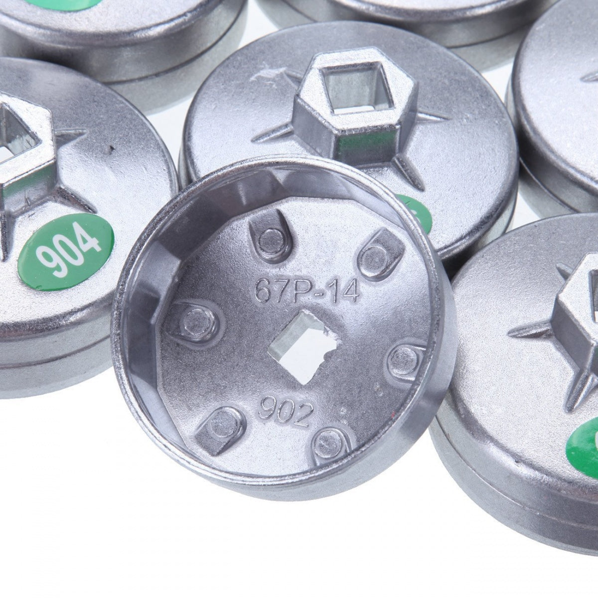 Lėkštelės tepalo filtrui | aliumininės | su terkšle 12.5 mm (1/2") | 23 vnt. (WS2705)