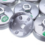 Lėkštelės tepalo filtrui | aliumininės | su terkšle 12.5 mm (1/2") | 23 vnt. (WS2705)