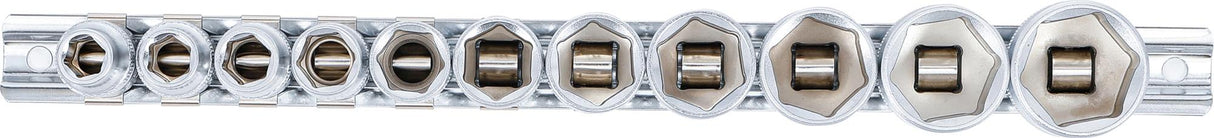 Galvučių rinkinys, šešiakampės | 10 mm (3/8") | 5/16" - 7/8 "| 11 vnt. (9110)