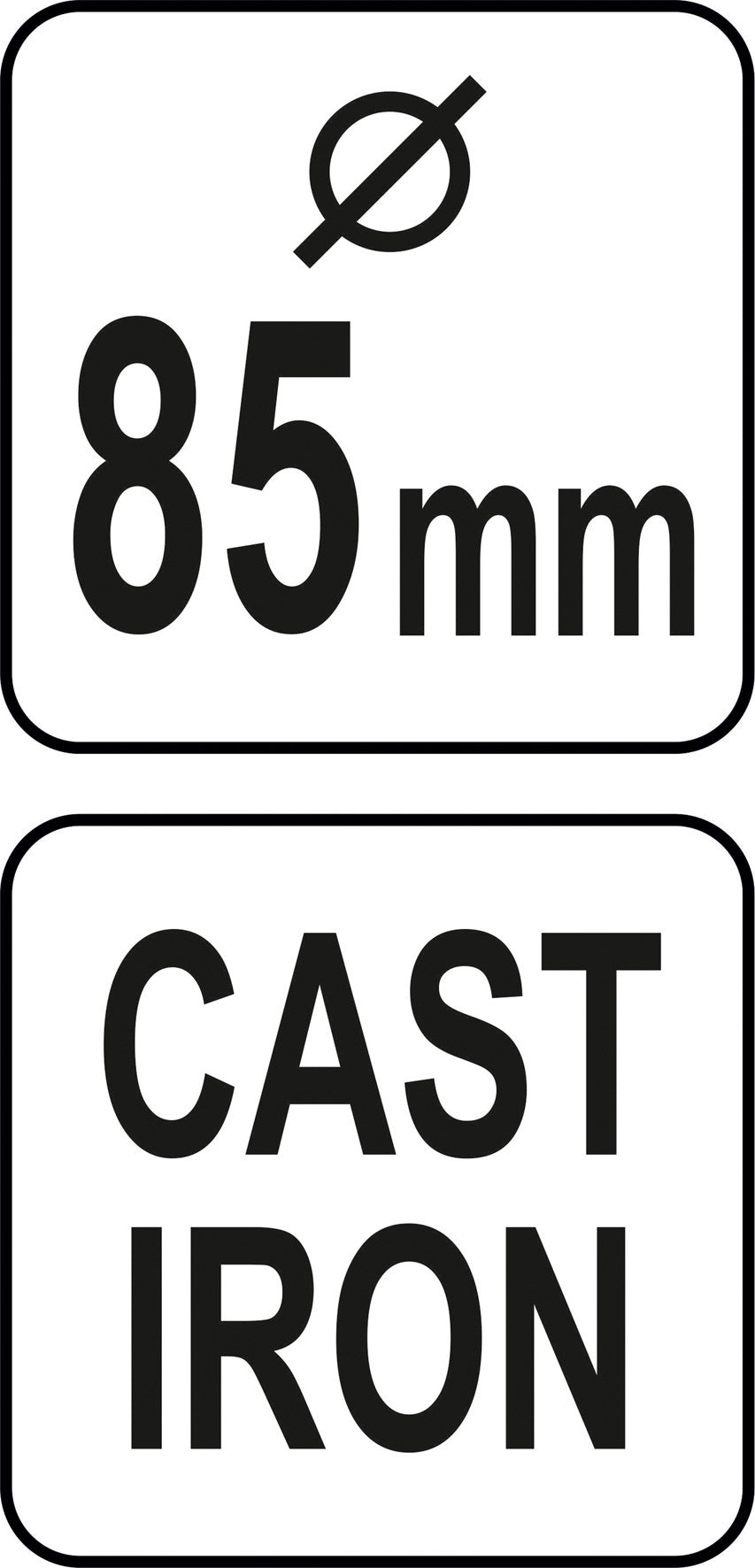 Priimamojo / recepcijos skambutis | 85 mm (YG-02720)