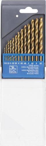 Grąžtai metalui HSS | 1,5-6,5 mm | 13 vnt. (50813)