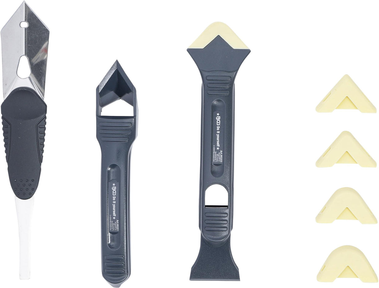 Mentelės silikonui ir grandiklių rinkinys | 8 vnt. (85200)