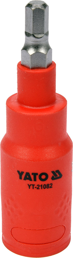 Изолированная бита для электрика H6x75mm, 3/8" VDE