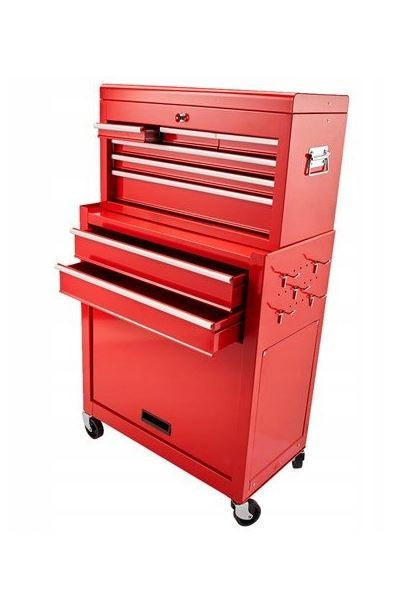 Vežimėlis įrankiams | 107x62x33 cm | 6 stalčiai (81830)