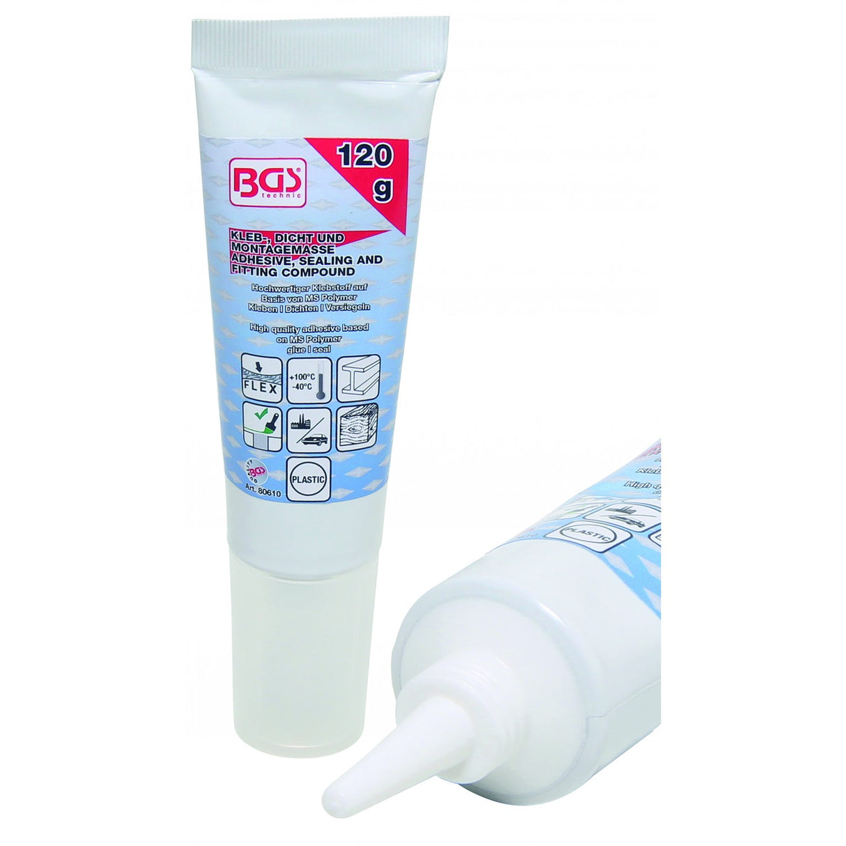 Klijai, sandarinimo, montavimo elastinis agentas 120g (80610)