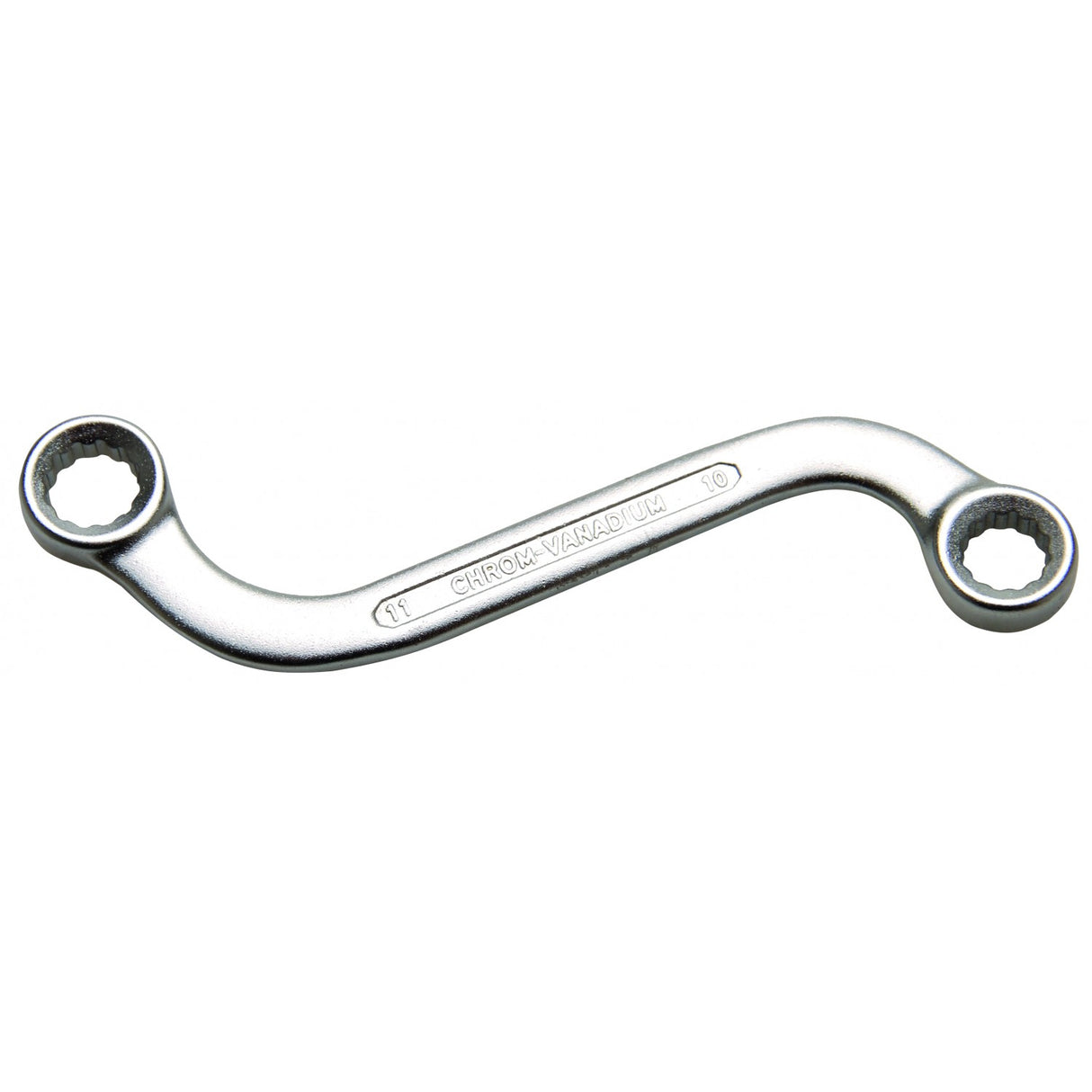 S tipo dvigubo žiedo raktas, 12 kampų | 10x11 mm (30741)