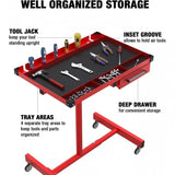 Mobilus reguliuojamas teleskopinis stalas | su stalčiumi (WT001)
