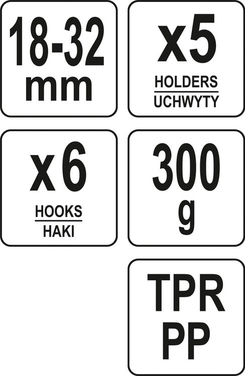 Sieninė kabykla sodo ir buities įrankiams (89950)