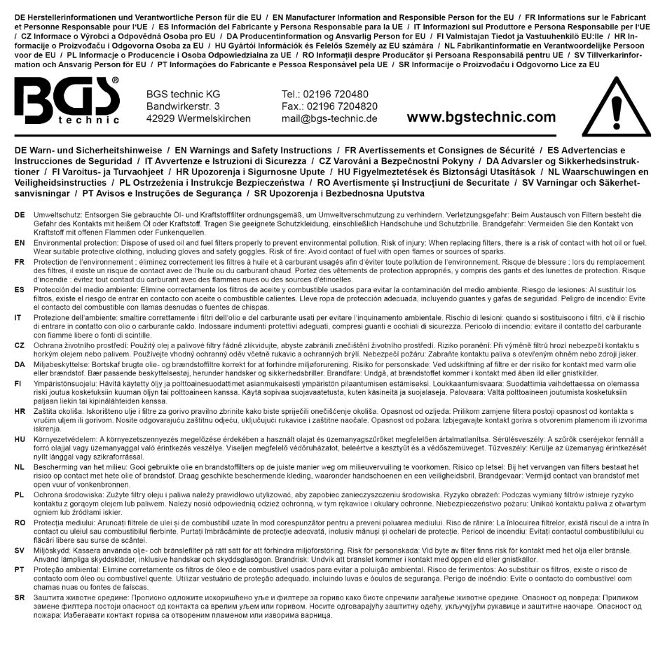 Tepalo filtro raktas | 6 kampai | Ø 36 mm | įvairioms transporto priemonėms (1019-36)