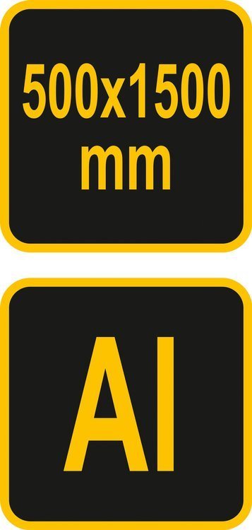 Stovas trikojis | aliuminis | 0,5 m - 1,5 m (18020)