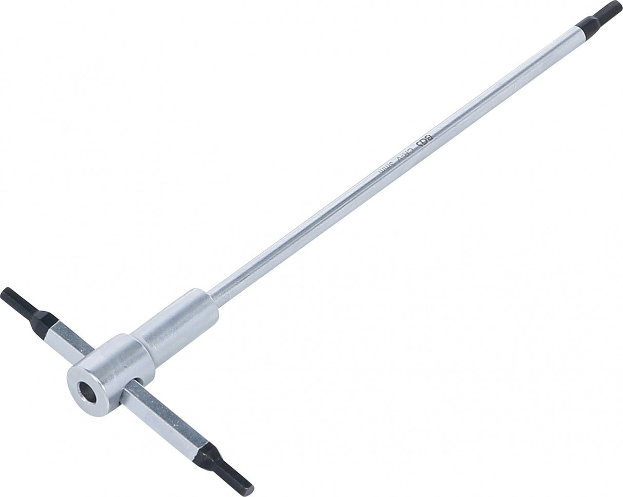 Atsuktuvas su slankiojančia T formos rankena | vidinis šešiakampis | 3 mm (6084)