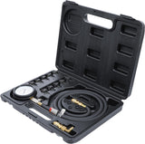 Tepalo slėgio/spaudimo matuoklis su ilga žarna ir adapteriais (98007)