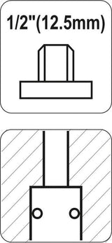 Быстросъёмное соединение 1/2" гнездо (наружная резьба)