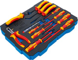 Įrankių dėklas | VDE replių / atsuktuvų rinkinys | 13 vnt. | BGS BOXSYS1 ir 2 lagaminui | 12 vnt. (3352)