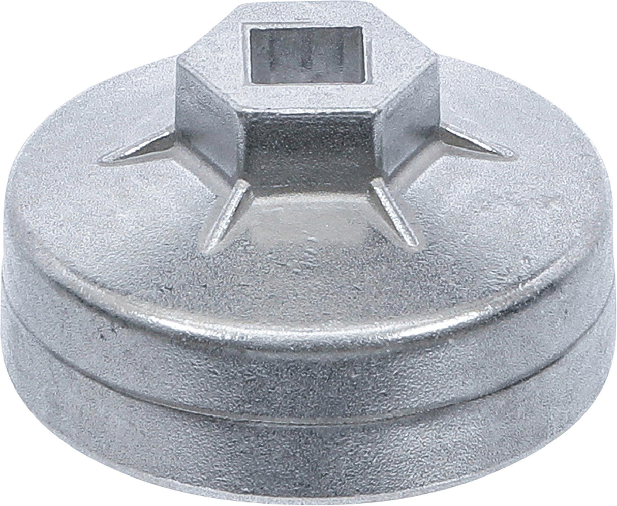 Lėkštelė tepalo filtrui aliumininė  | 14-kampų | Ø 64 mm | Daihatsu, Fiat, Nissan, Toyota (1042)