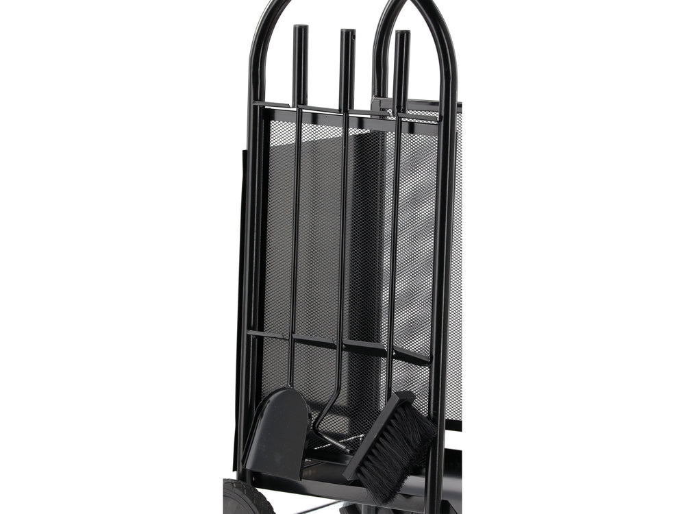 Malkų stovas su židinio aksesuarais / vežimėlis iki 20 kg | 810 x 420 x 360 mm (33330)