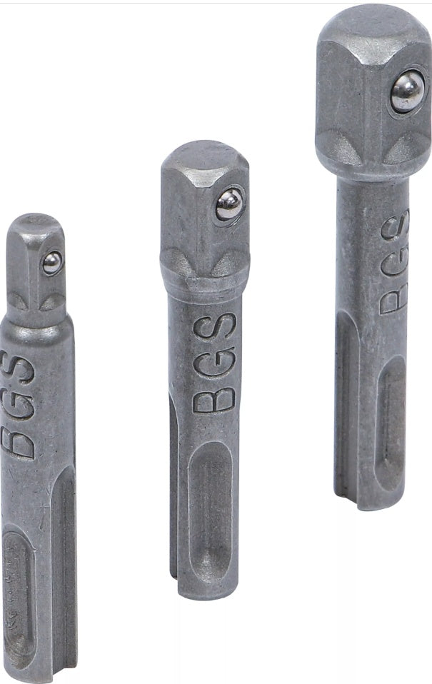 Adapterių rinkinys | SDS - išoriniai kvadratai 6,3 mm (1/4"), 10 mm (3/8"), 12,5 mm (1/2") | 3 vnt. (8214)