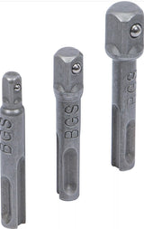 Adapterių rinkinys | SDS - išoriniai kvadratai 6,3 mm (1/4"), 10 mm (3/8"), 12,5 mm (1/2") | 3 vnt. (8214)