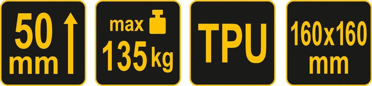 Pripučiama montavimo pagalvė | 160 X 160 mm | 135 kg (39000)