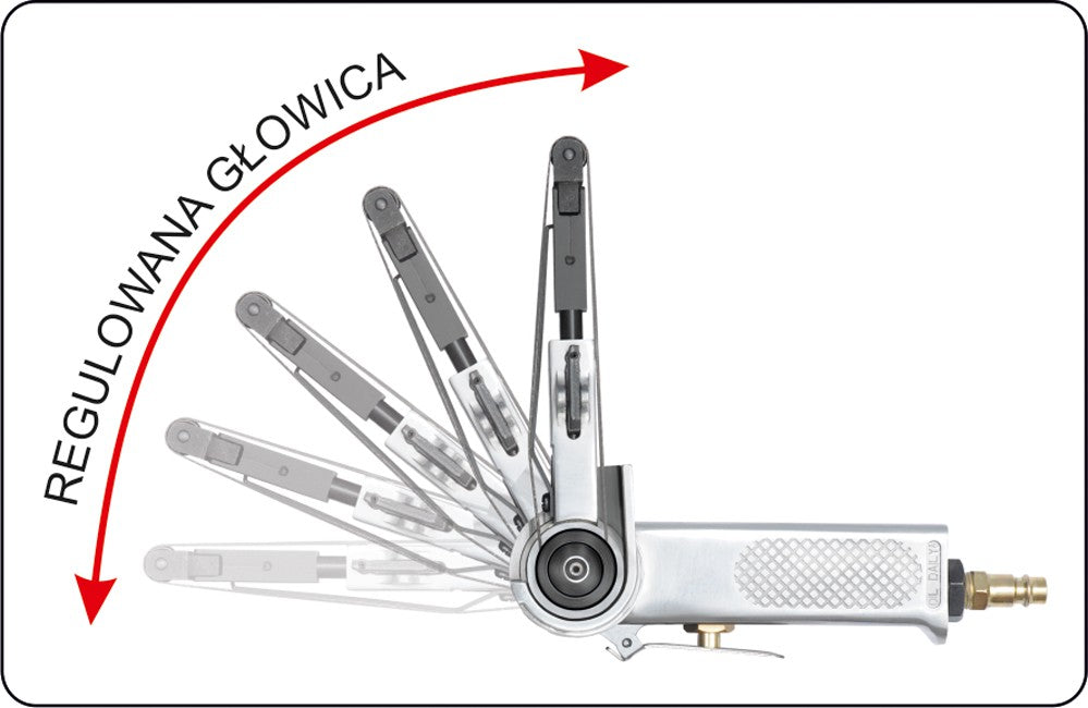 Pneumatinis juostinis šlifuoklis | 10 X 330 mm (YT-09741)