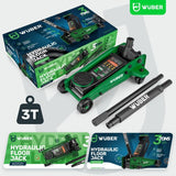 Domkratas su ratukais | hidraulinis | 2 gumos | 3 t (SK3026)