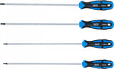 Atsuktuvų rinkinys | ypač ilgi | T-Star (Torx) | T15 - T30 | 4 vnt. (74541B)
