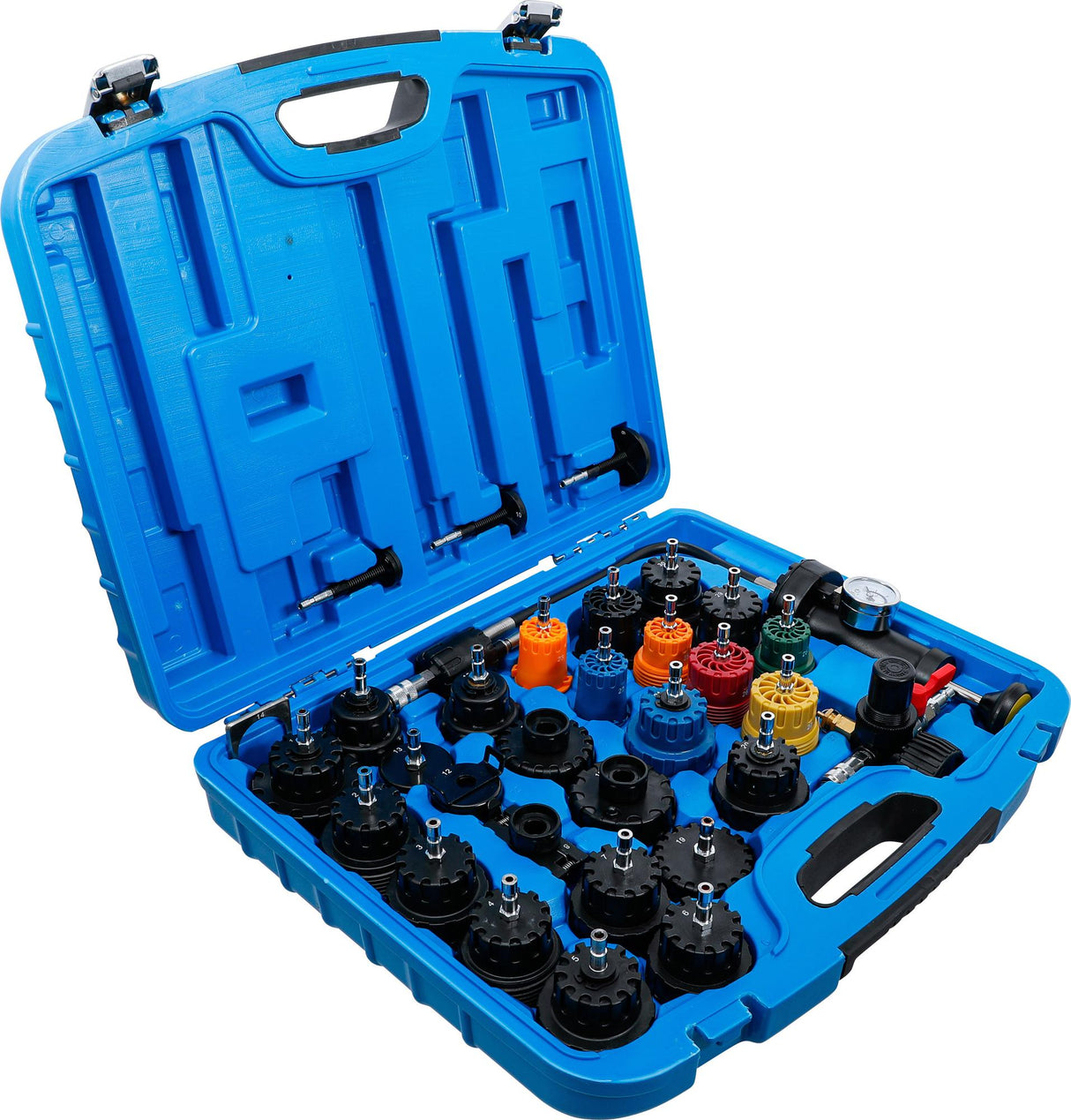 Radiatoriaus slėgio ir aušinimo sistemos testeris | 32 vnt. (6867)