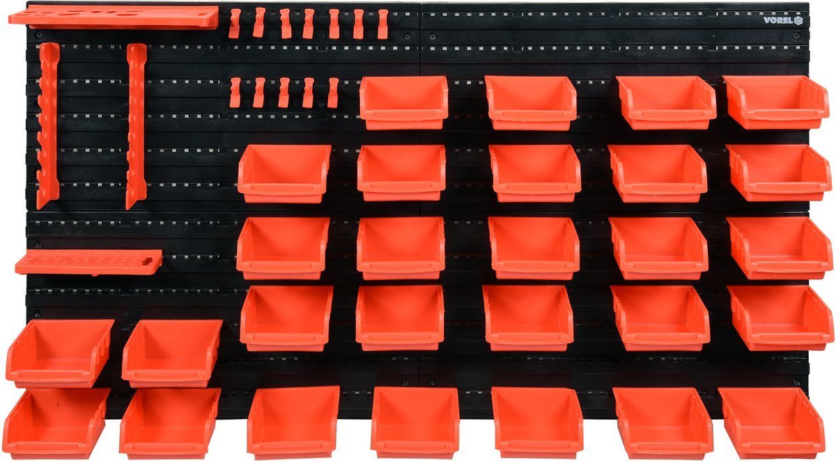 Stendas su dėžutėmis ir laikikliais | 48 dalių rinkinys (78771)