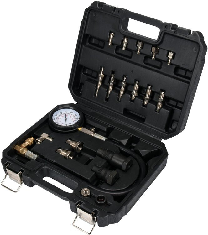 Dyzelinis kompresijos matuoklis su adapteriais (YT-73072)