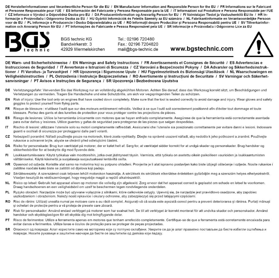 Pneumatinis vožtuvų nuspaudėjo komplektas | 15 vnt. (1744)