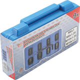 Cilindro galvutės varžtų išsukimo įrankių rinkinys | 9 vnt. (9185)