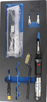 Plastiko remonto rinkinys su dujiniu lituokliu (9388)