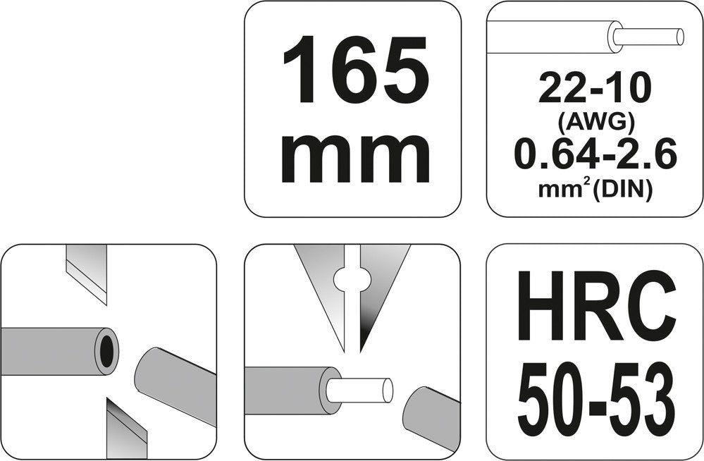 Replės laidams | 165 mm (YT-2294)