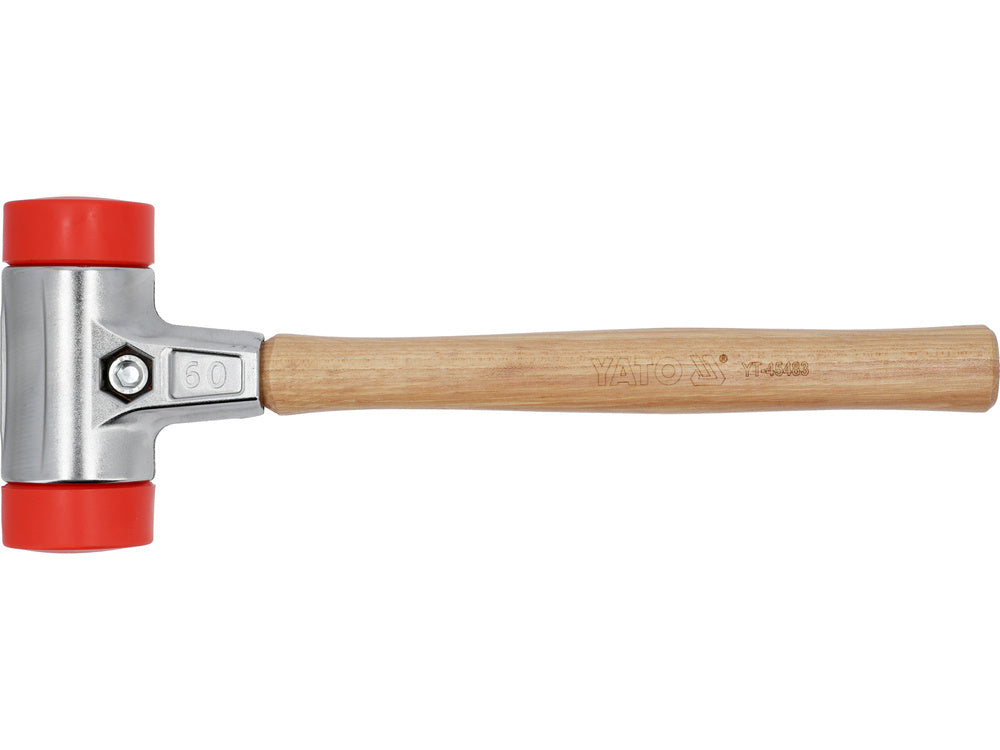 Grindinio plaktukas | hickory rankena | Ø 60 mm | 1390 g (YT-45483)